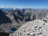 Grosse Galizenspitze 2710 m - pohled jihozápadním, dole Laserzsee